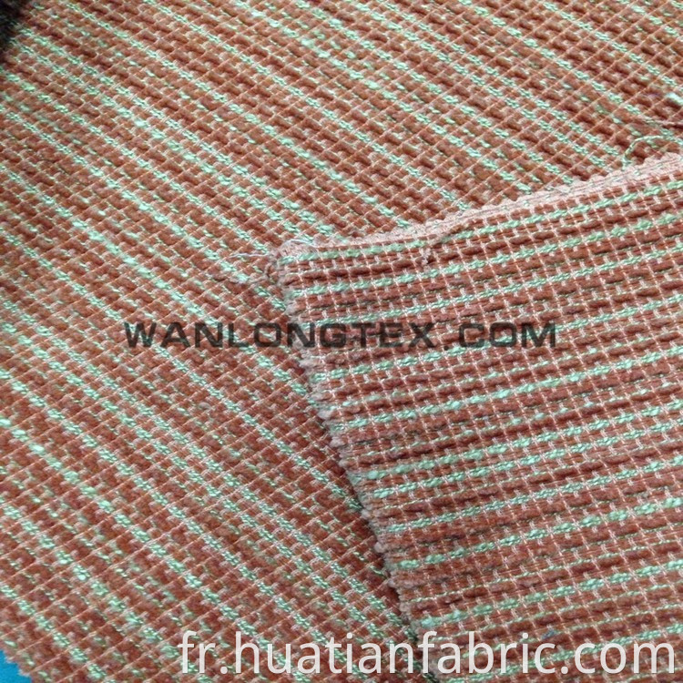 Tissu de couverture de canapé Chenille pour canapé